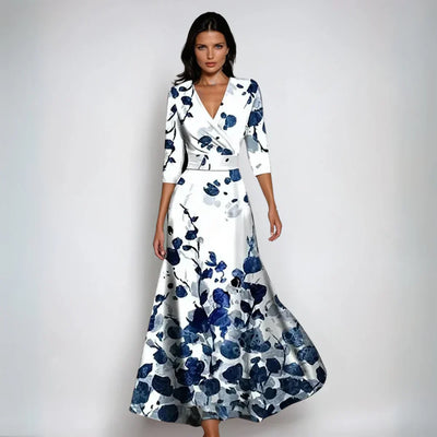 Tomoko | Stylish Floral Wrap Dress