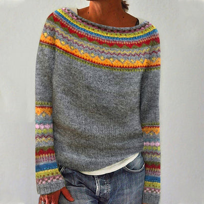 Aiko |  Retro Knitted Sweater