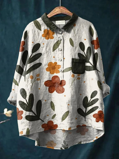 Hitomi | Plant Art Shirt