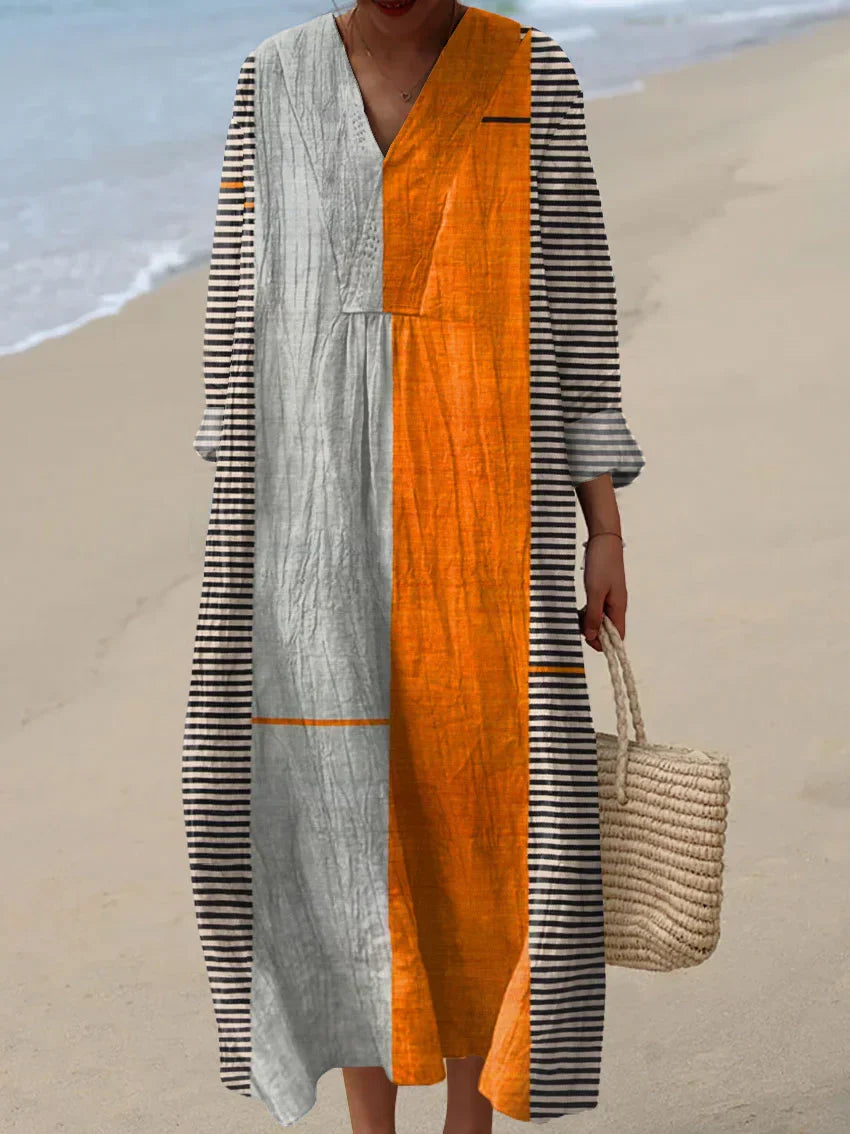 Maisie | Soft Earth Tone Dress