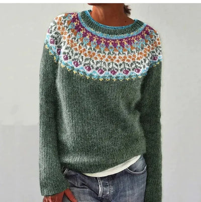 Aiko |  Retro Knitted Sweater