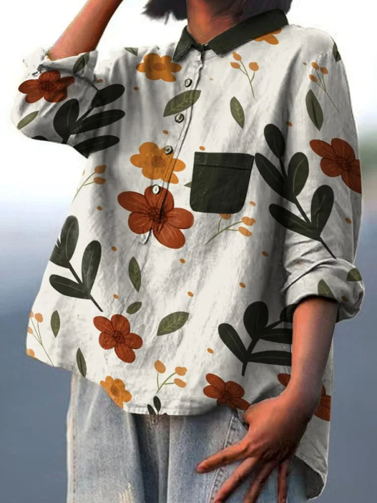 Hitomi | Plant Art Shirt
