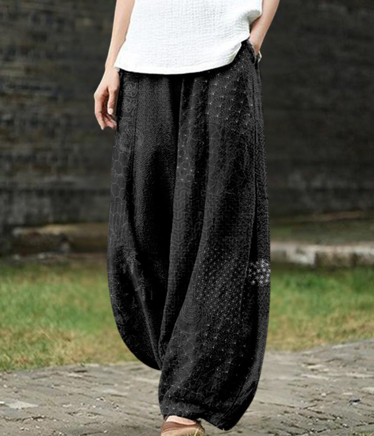 Eira | Geometric Night Pants