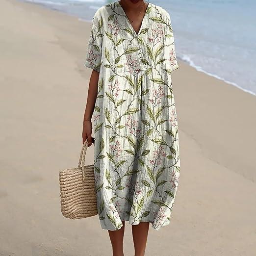 Mina | Geometric Block Print Dress