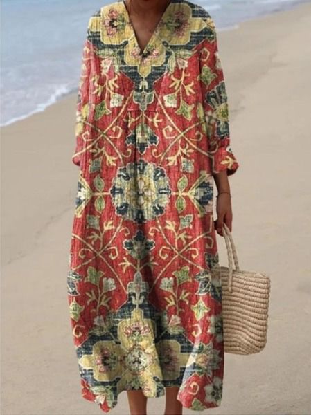 Ottilie | Flowing Boho Dress