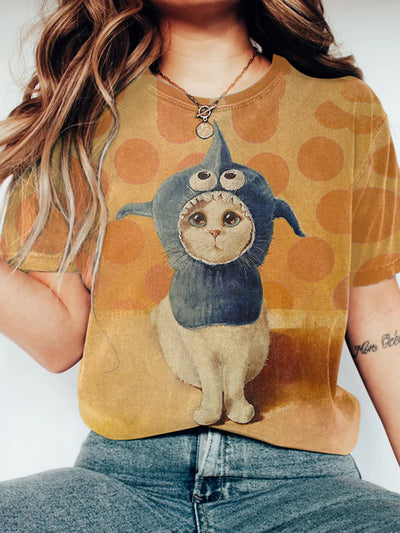 Sakura | Artistic Feline Shirt