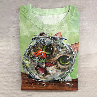 Sakura | Adorable Kitty Bloom Shirt