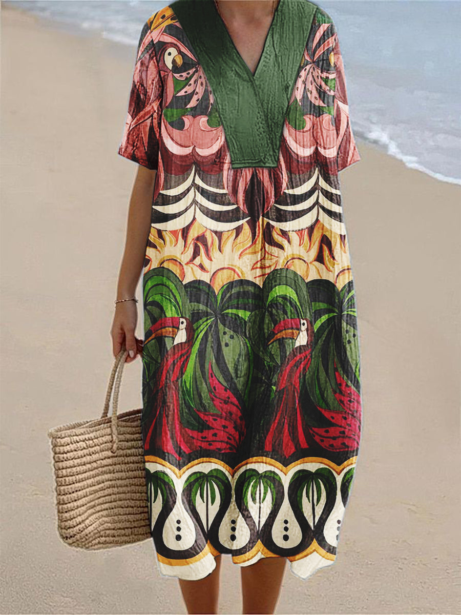 Hana Modern Print Dress